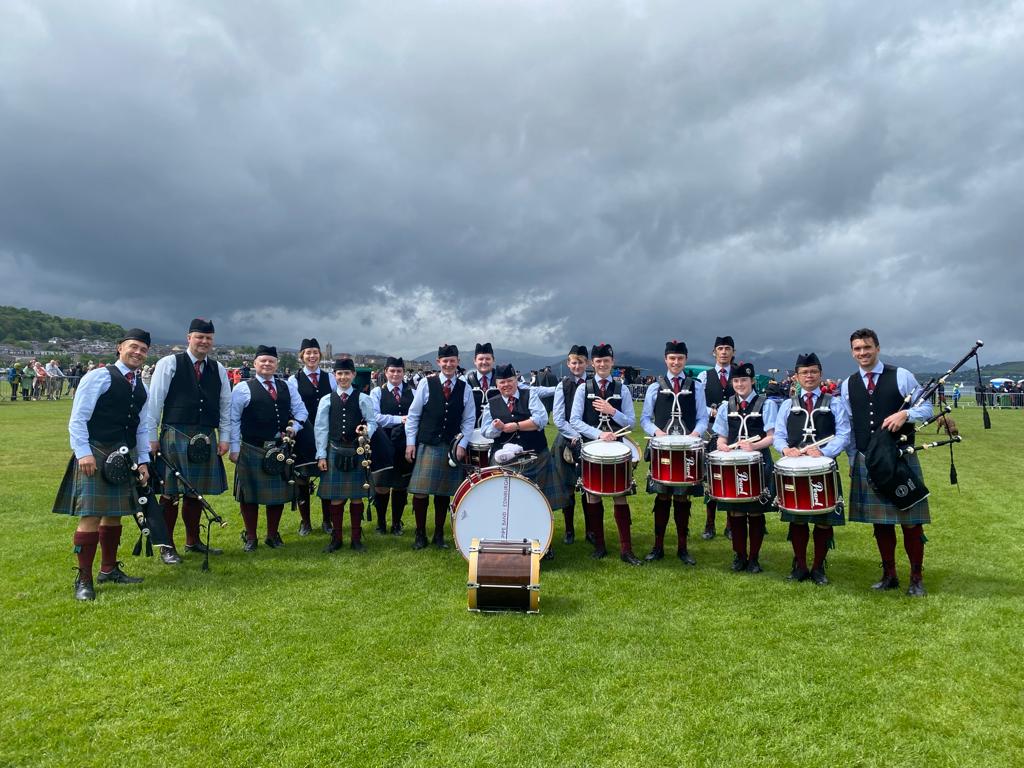 Stockbridge Pipe Band - Gourock - May 2022